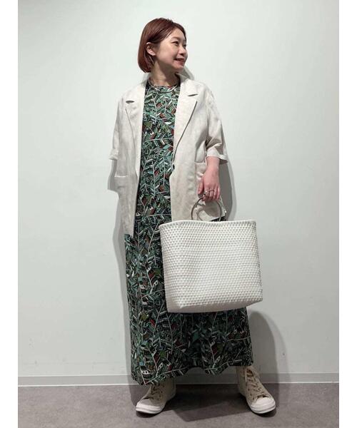 「SANRAMI」 かごバッグ フリ- ブルー レディースの画像