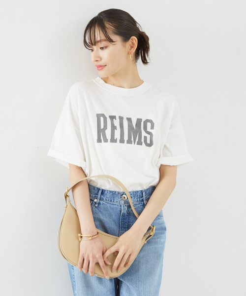 「REMI RELIEF」 半袖Tシャツ フリー ブラック レディース_画像8