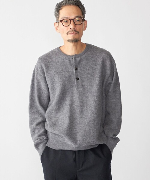 SHIPS（シップス） セーター ニット SHIPS: ヘビー ボイルド ヘンリー