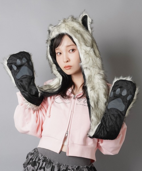 SPINNS（スピンズ） キャップ 帽子 遊び心たっぷり彡マフラーにもなる