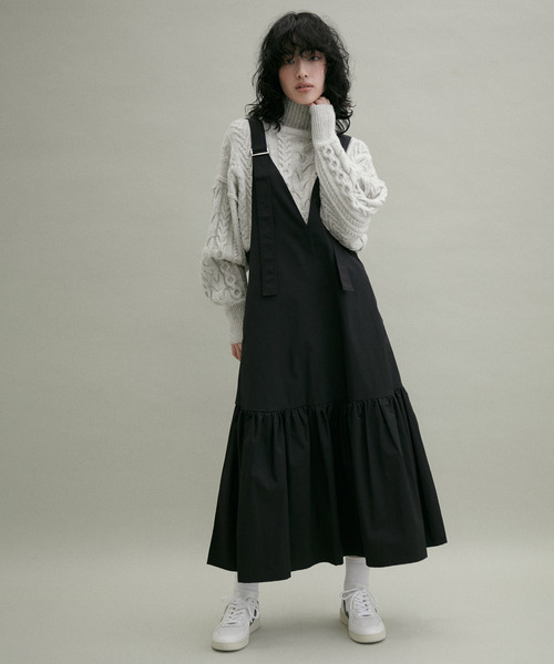 ADAM ET ROPE'（アダムエロペ） ノースリーブワンピース FREE オフ