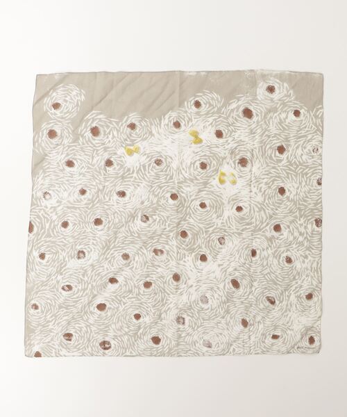 新品未使用【minä perhonen】スカーフ mina perhonen（ミナペルホネン） スカーフ - グレー レディース