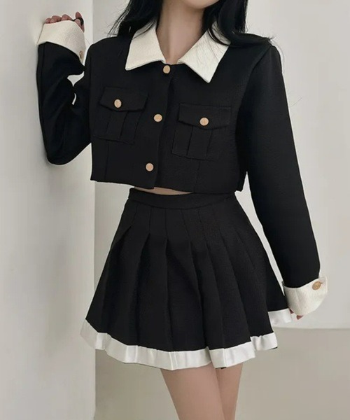 Ritomo De Ricco セットアップ ツイードジャケット＆スカート