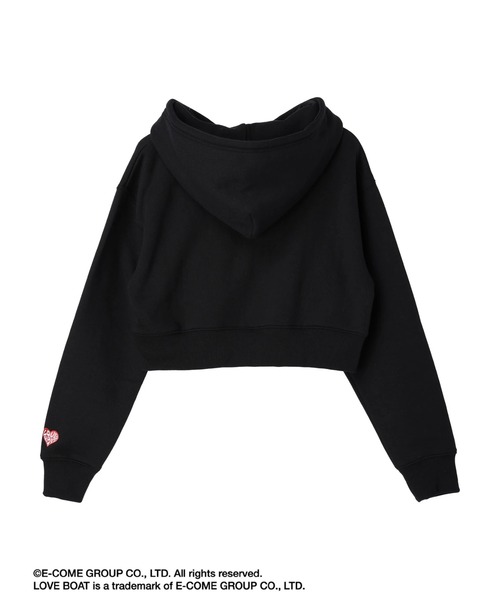 「LOVE BOAT」 ジップアップパーカー FREE アイボリー レディース_画像4