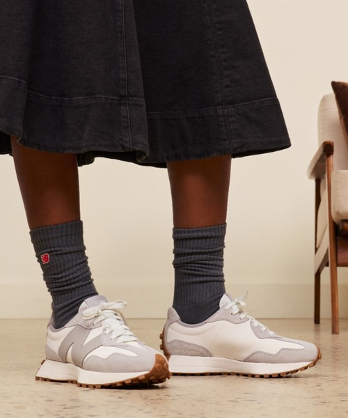 「New Balance」 ローカットスニーカー 22.5cm グレー レディース_画像8