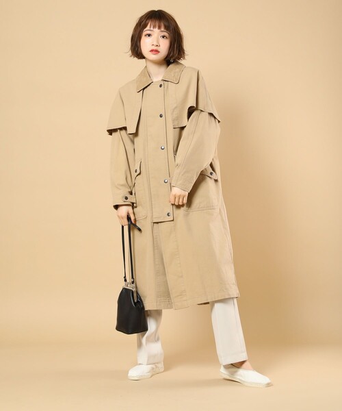 FREAK'S STORE（フリークスストア） コート フリ- ベージュ レディース