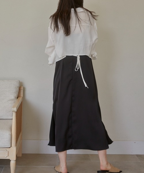 「ACYM」 キャミソールワンピース FREE ベージュ レディース_画像3