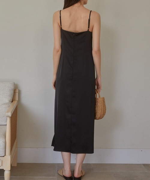 「ACYM」 キャミソールワンピース FREE ベージュ レディース_画像7