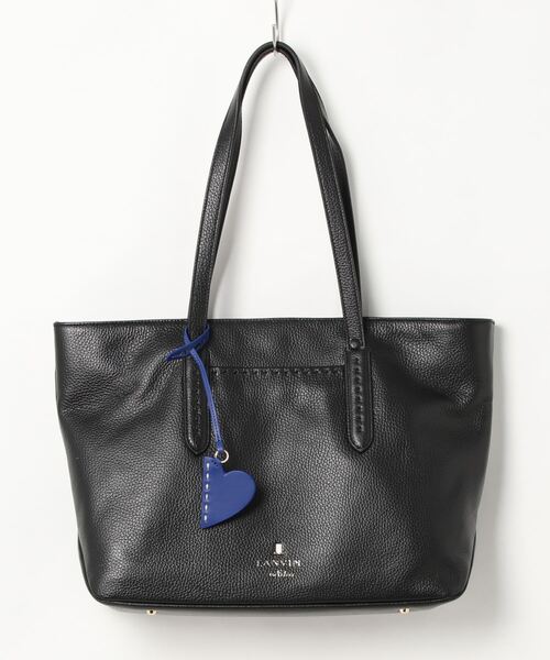 新品 LANVIN en Bleu トートバッグ ポワソン 定価2万900円　Ⓗ LANVIN en Bleu 「LANVIN Bleu」 トートバッグ FREE ブラック