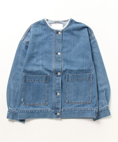 SHIPS any 「SHIPS any」 デニムジャケット ONE SIZE ブルー