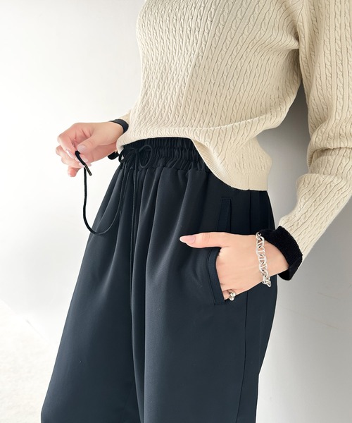 「Java」 イージーパンツ X-LARGE ネイビー レディース_画像3