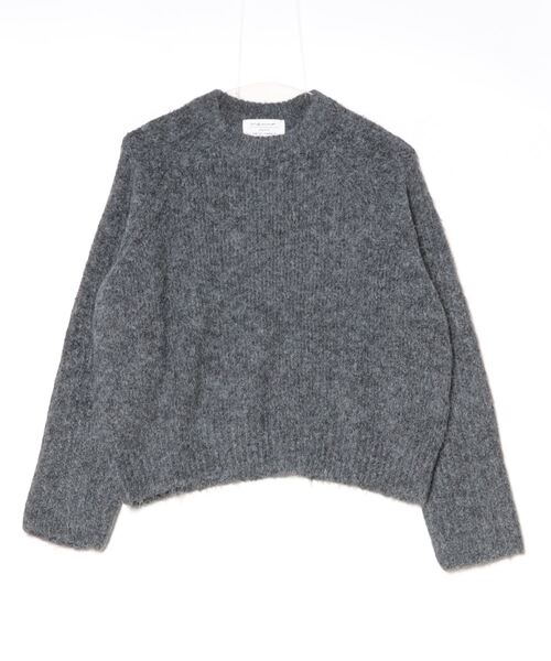 「NEUNA」 長袖ニット FREE チャコールグレー レディース_画像2