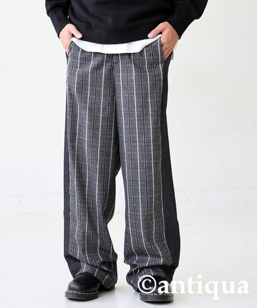 「antiqua」 パンツ P ブラック レディース_画像6