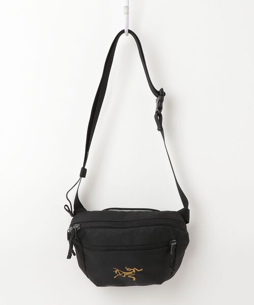 Arc'teryx ショルダーバック ARC'TERYX（アークテリクス） 刺繍ショルダーバッグ - ブラック