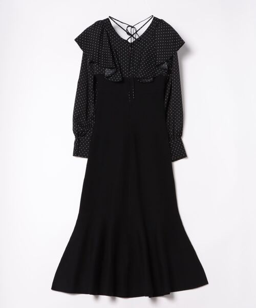 「MERCURYDUO」 ドッキングワンピース MEDIUM ブラック レディース_画像2