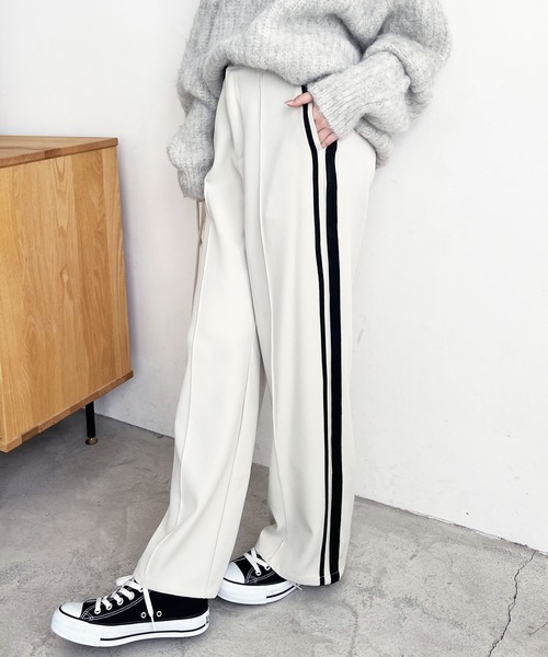 「GeeRA」 パンツ MEDIUM オフホワイト レディース_画像3