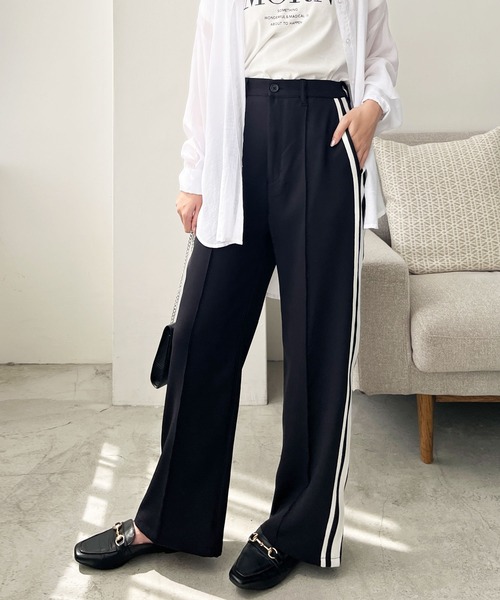 「GeeRA」 パンツ MEDIUM オフホワイト レディース_画像6