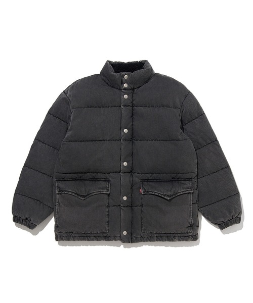 Levi's 中綿ジャケット M ブラック ダウンジャケット パフジャケット 中古・古着通販】LEVI'S (リーバイス) ダウンジャケット ブラック