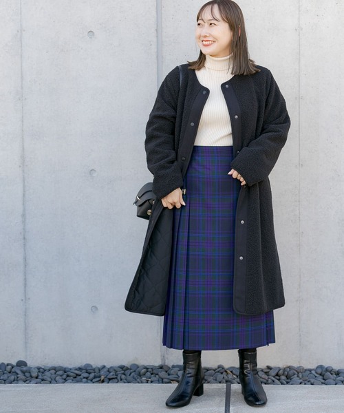 「URBAN RESEARCH Sonny Label」 ノーカラーコート FREE グリーン レディース_画像2