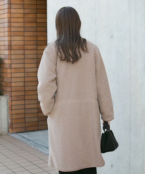 「URBAN RESEARCH Sonny Label」 ノーカラーコート FREE グリーン レディース_画像8