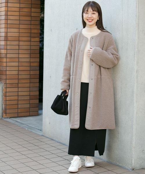 「URBAN RESEARCH Sonny Label」 ノーカラーコート FREE グリーン レディース_画像10