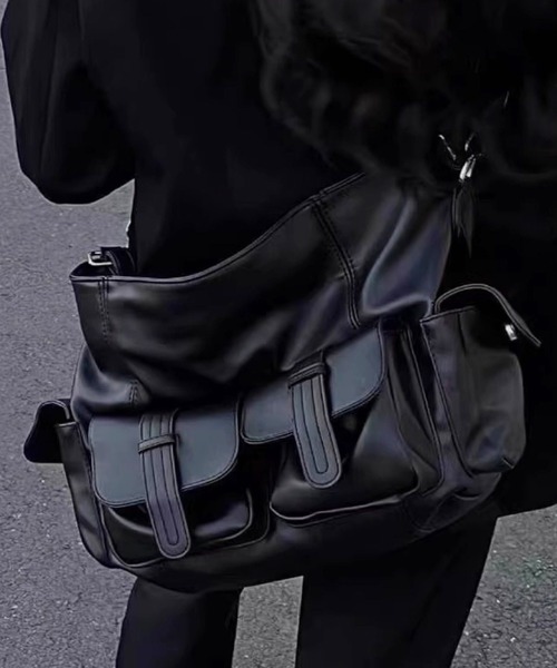 SEN TOKYO ショルダーバッグ ダブルフラップポケット ショルダーバッグ