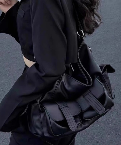 SEN TOKYO ショルダーバッグ ダブルフラップポケット ショルダーバッグ