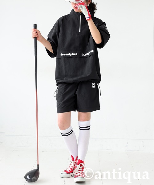 antiqua（アンティカ） ワイドパンツ パンツ 「STCH」2WAY 切替 ワイド