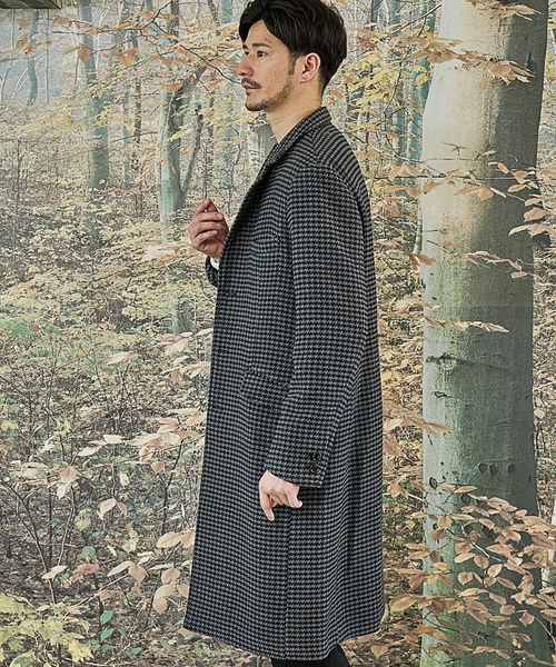 「UNION STATION」 チェスターコート M ライトグレー メンズ_画像2