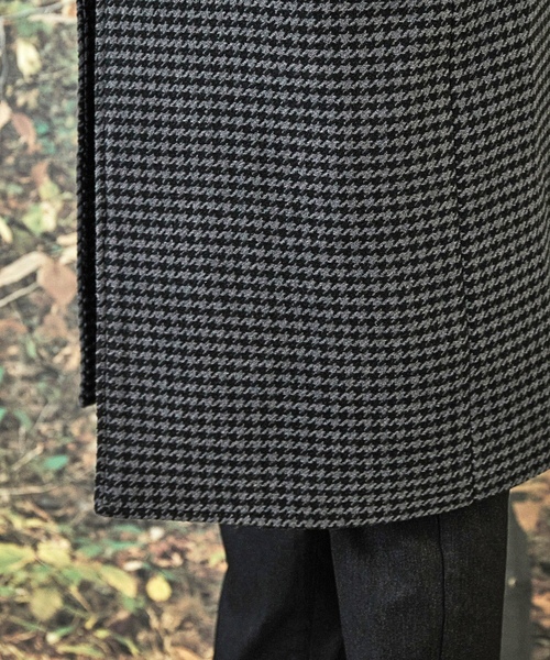 「UNION STATION」 チェスターコート M ライトグレー メンズ_画像8