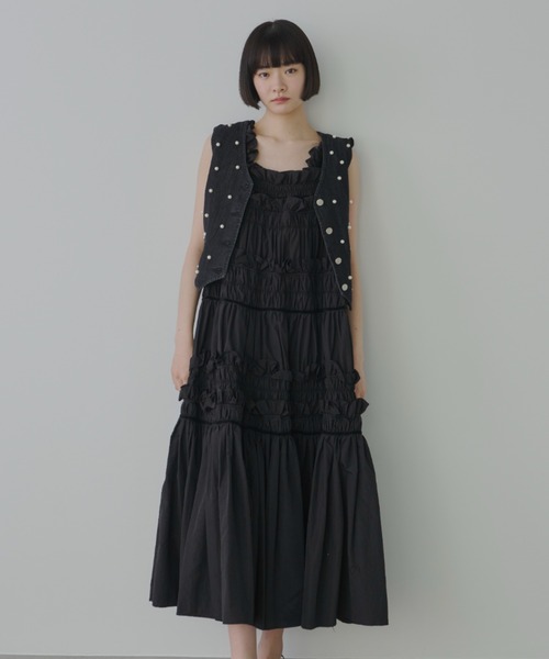 「PERNA」 ベスト FREE ホワイト レディース_画像7