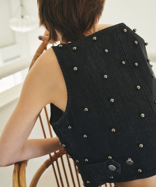 「PERNA」 ベスト FREE ホワイト レディース_画像8