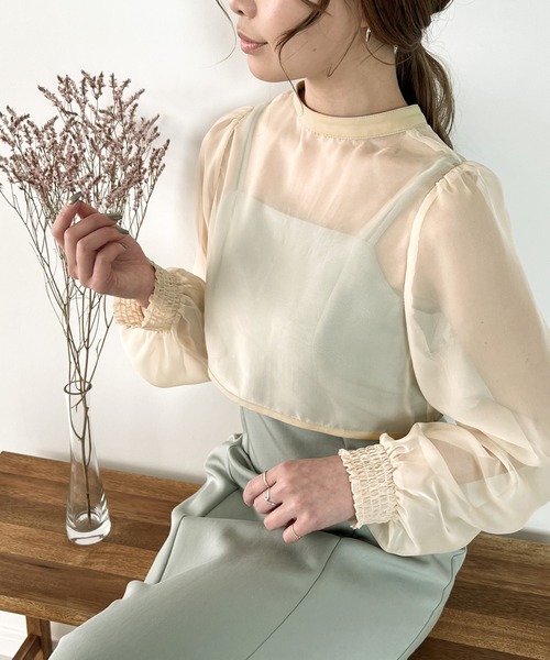 「JUNOAH」 ボレロ MEDIUM ホワイト レディース_画像8