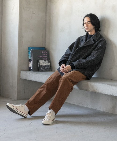 「niko and...」 ピーコート MEDIUM ネイビー メンズ_画像8