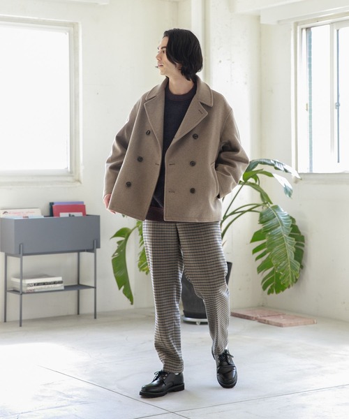 「niko and...」 ピーコート MEDIUM ネイビー メンズ_画像9