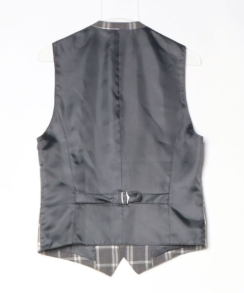 「SHIPS JET BLUE」 ベスト SMALL グレー メンズ_画像2