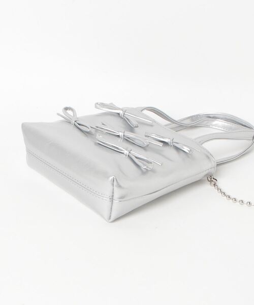 「.KOM」 2WAYバッグ FREE シルバー レディース_画像3