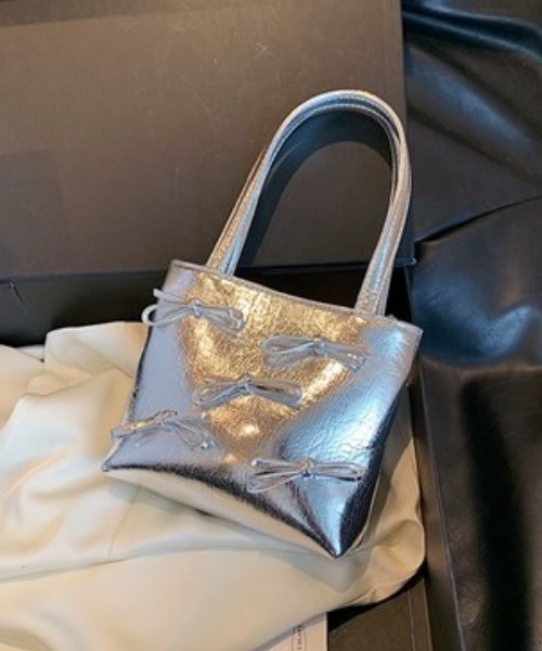 「.KOM」 2WAYバッグ FREE シルバー レディース_画像5