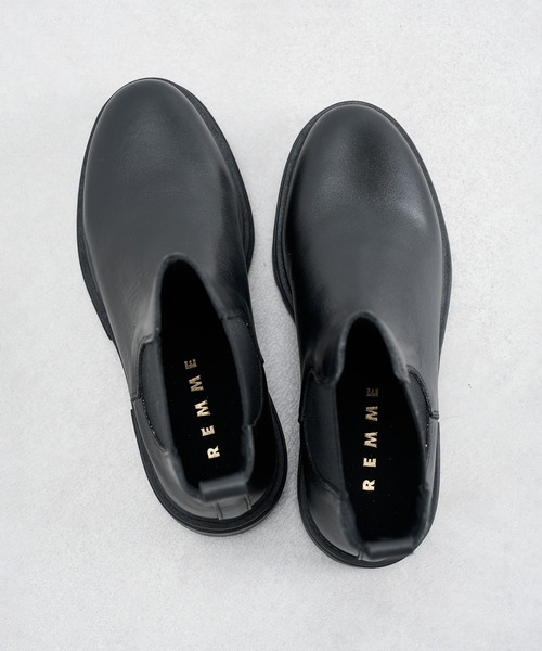 「REMME」 ショートブーツ 37 ブラック レディース_画像2