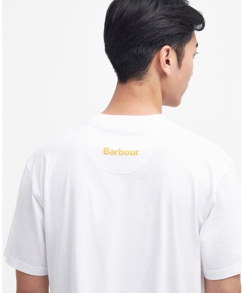「Barbour」 半袖Tシャツ 36 ホワイト メンズ_画像6