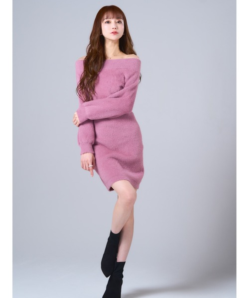 「emiriawiz」 ニットワンピース FREE ベージュ レディース_画像3