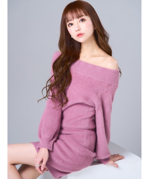 「emiriawiz」 ニットワンピース FREE ベージュ レディース_画像4