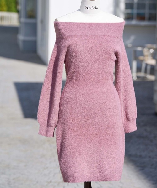 「emiriawiz」 ニットワンピース FREE ベージュ レディース_画像10