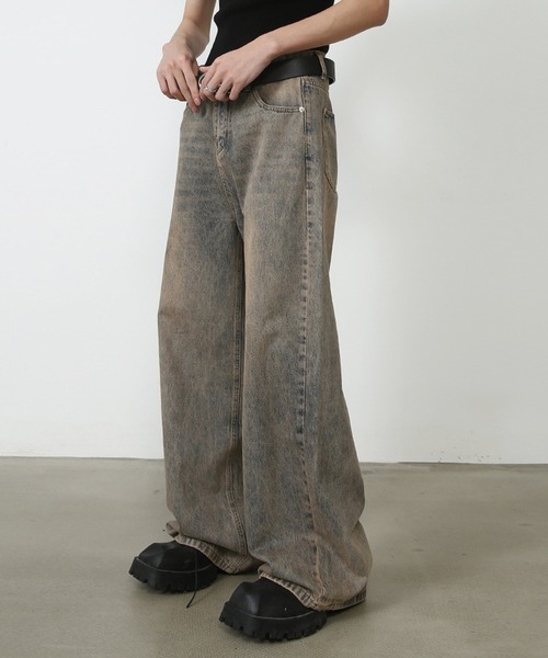 「CORPUS TOKYO」 デニムパンツ 1 ブルー メンズ_画像3