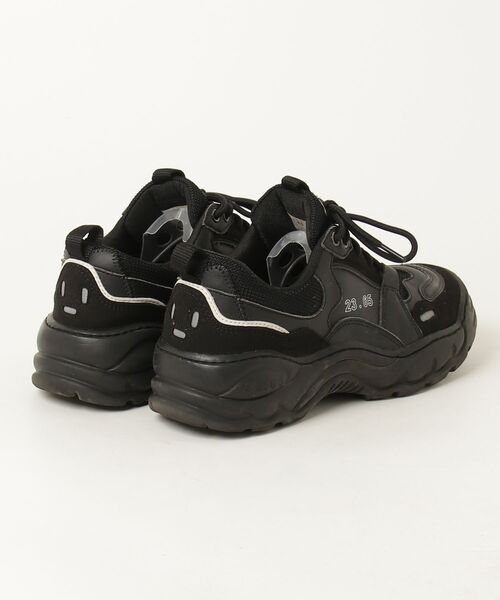 「23.65」 ローカットスニーカー MEDIUM ブラック レディース_画像2