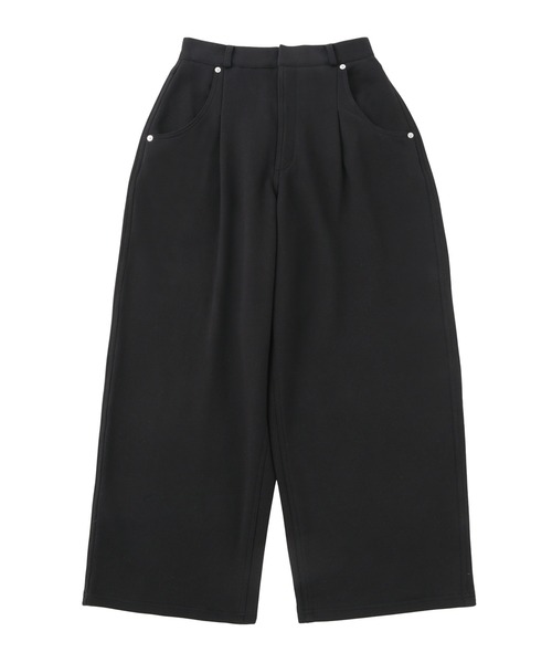 「ACLENT」 スラックス FREE ブラック レディース_画像4