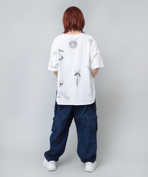 「RNA」 半袖Tシャツ MEDIUM ブラック レディース_画像2
