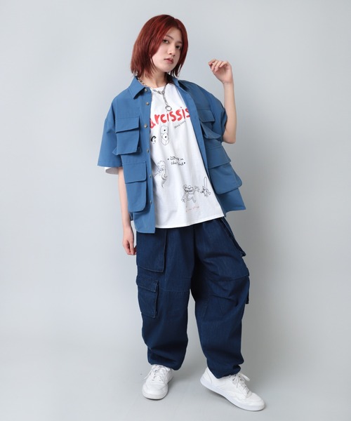 「RNA」 半袖Tシャツ MEDIUM ブラック レディース_画像3
