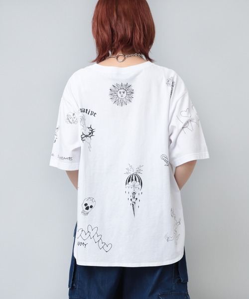 「RNA」 半袖Tシャツ MEDIUM ブラック レディース_画像4