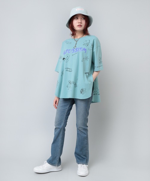 「RNA」 半袖Tシャツ MEDIUM ブラック レディース_画像9